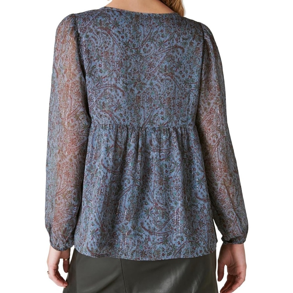 Lucky Brand Peasant blouse - Picture 3 of 8